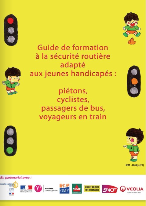 couverture du guide éducation routière et jeunes handicapés