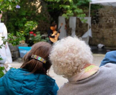 Heureux d’être les grands parents de Capucine