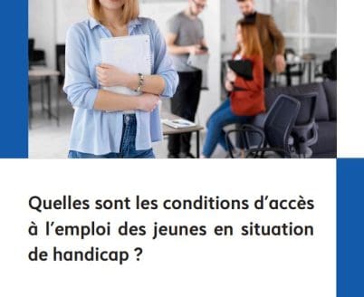 Emploi et jeunes en situation de handicap